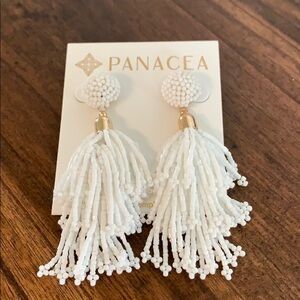 New Panacea Beaded Tassel Earrings